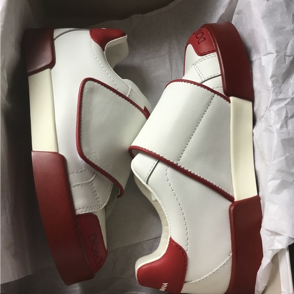 DOLCE & GABBANA Leather Sneakers EU29 Two Tone Made in Italy - Picture 8 of 9